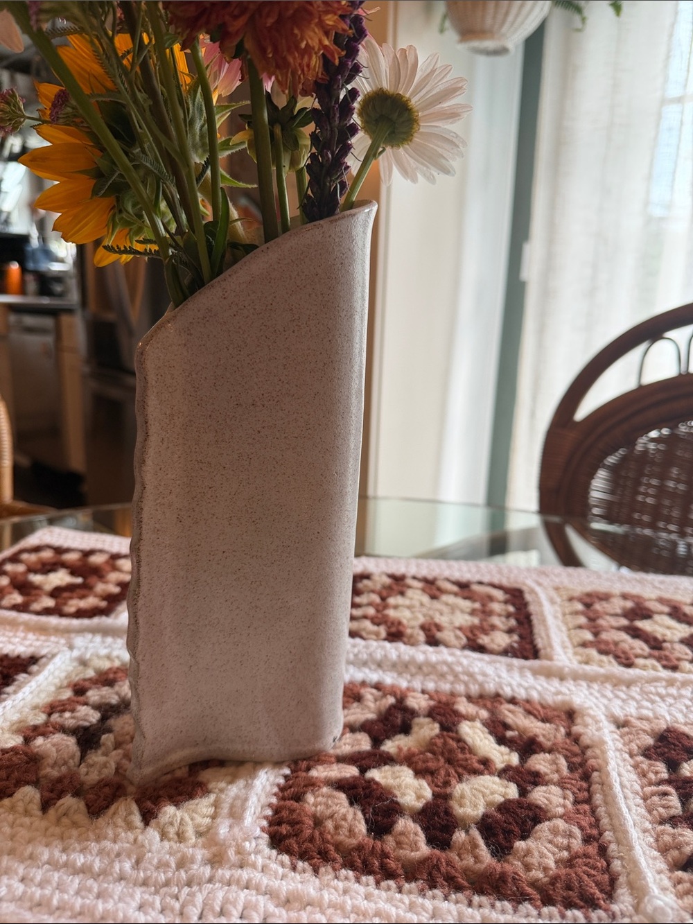 Handmade Ceramic Fish Vase - Picture 3 of 5